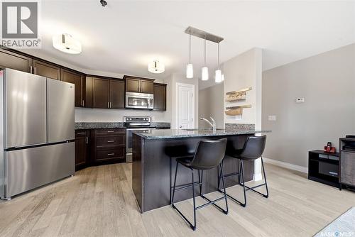 119 3630 Haughton Road E, Regina, SK - Indoor Photo Showing Kitchen With Upgraded Kitchen