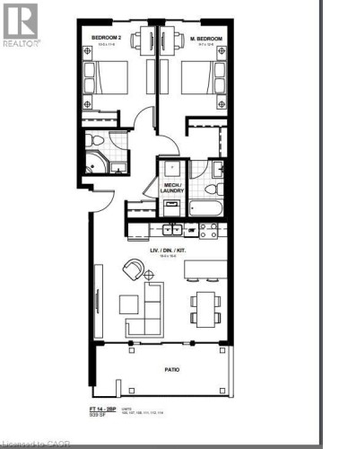 253 ALBERT Street Unit# 108 , Waterloo, Ontario N2L 3T7 5