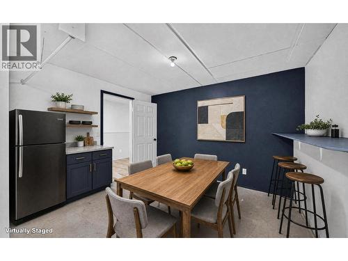 Virtually Staged - 1255 Valley View Drive, Sparwood, BC - Indoor Photo Showing Dining Room