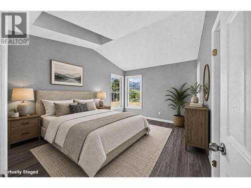 Virtually Staged - 1255 Valley View Drive, Sparwood, BC - Indoor Photo Showing Bedroom