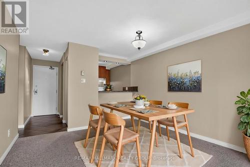 Dining Room - virtually staged - 306 - 6470 Bilberry Drive, Ottawa, ON - Indoor Photo Showing Dining Room