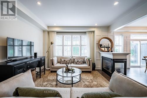 124 Bonnie Braes Drive, Brampton, ON - Indoor Photo Showing Living Room With Fireplace