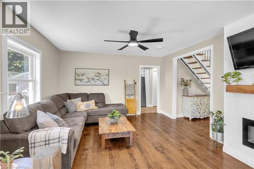 158 Grand Street, Brantford, ON - Indoor Photo Showing Living Room With Fireplace