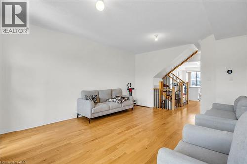 Open-concept living area featuring light wood-finish flooring - 1451 Green Road, Bowmanville, ON - Indoor Photo Showing Living Room