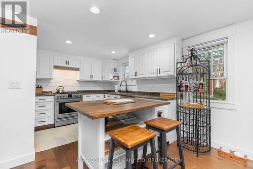 972 Silver Bay Road, Port Colborne (Sherkston), ON - Indoor Photo Showing Kitchen With Double Sink