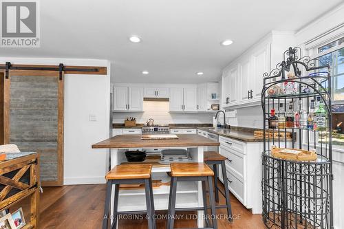 972 Silver Bay Road, Port Colborne (Sherkston), ON - Indoor Photo Showing Kitchen With Double Sink