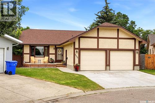 3634 Berthiaume Bay E, Regina, SK - Outdoor With Deck Patio Veranda