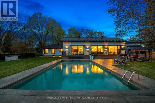 1060 River Road, Ottawa, ON - Outdoor With In Ground Pool With Deck Patio Veranda