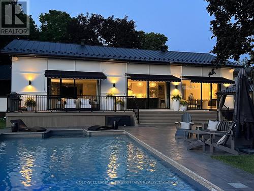 1060 River Road, Ottawa, ON - Outdoor With In Ground Pool With Deck Patio Veranda