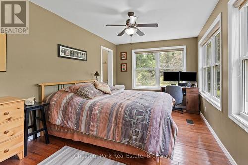 Primary Suite with Windows on 2 Sides - 8488 County Road 503 Road, Highlands East (Glamorgan), ON - Indoor Photo Showing Bedroom