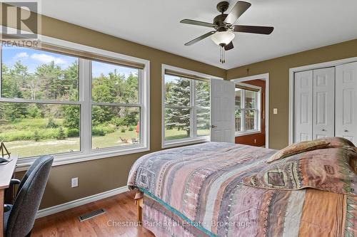 View from Primary Suite - 8488 County Road 503 Road, Highlands East (Glamorgan), ON - Indoor Photo Showing Bedroom