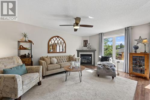 255 Pringle Drive, Barrie, ON - Indoor Photo Showing Living Room With Fireplace