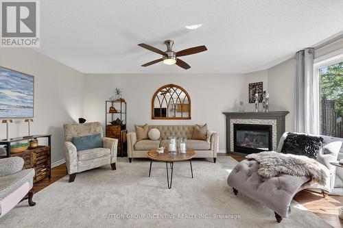 255 Pringle Drive, Barrie, ON - Indoor Photo Showing Living Room With Fireplace