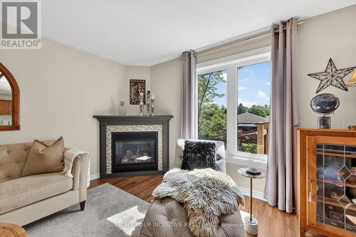 255 Pringle Drive, Barrie, ON - Indoor Photo Showing Living Room With Fireplace