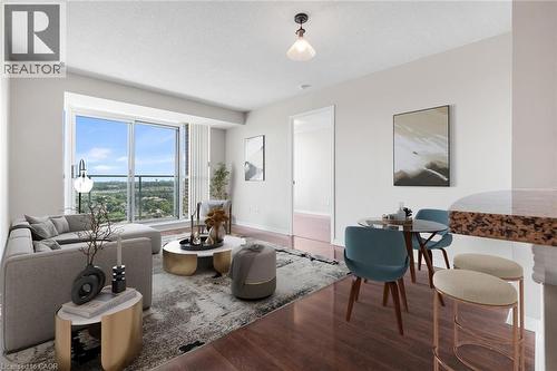4889 Kimbermount Avenue Unit# 1707, Mississauga, ON - Indoor Photo Showing Living Room