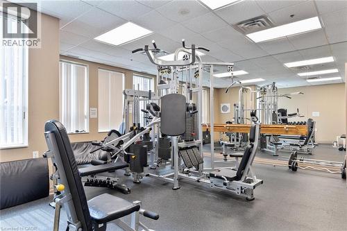 4889 Kimbermount Avenue Unit# 1707, Mississauga, ON - Indoor Photo Showing Gym Room