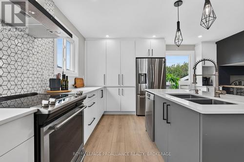 1241 Juniper Drive, Kingston (City Northwest), ON - Indoor Photo Showing Kitchen With Double Sink With Upgraded Kitchen