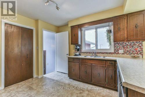 425 Queen Street, Lucan Biddulph (Granton), ON - Indoor Photo Showing Kitchen With Double Sink