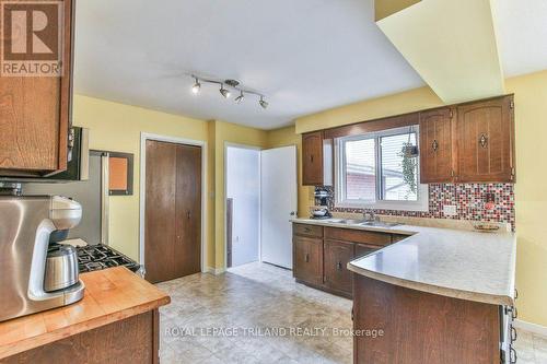 425 Queen Street, Lucan Biddulph (Granton), ON - Indoor Photo Showing Kitchen With Double Sink