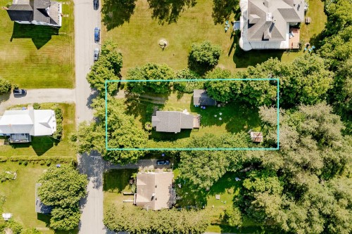 Aerial View - 131 Rue Principale, Saint-Malo, QC - Outdoor With View