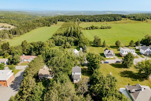 Aerial View - 131 Rue Principale, Saint-Malo, QC - Outdoor With View