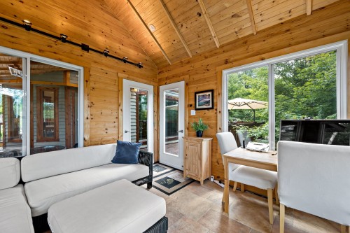 Sun Room - 3385 Ch. Du Lac-Supérieur, Lac-Supérieur, QC - Outdoor With Deck Patio Veranda With Exterior
