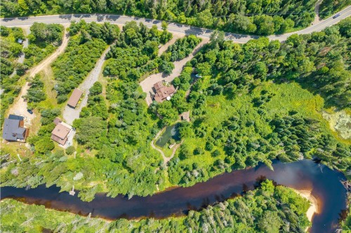 Aerial View - 3385 Ch. Du Lac-Supérieur, Lac-Supérieur, QC - Outdoor With Body Of Water With View