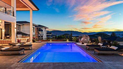 82 Red Sky Court, Kelowna, BC - Outdoor With In Ground Pool With View