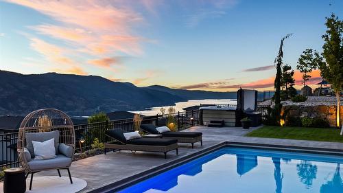 82 Red Sky Court, Kelowna, BC - Outdoor With In Ground Pool With View
