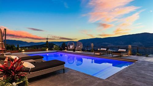 82 Red Sky Court, Kelowna, BC - Outdoor With In Ground Pool With View