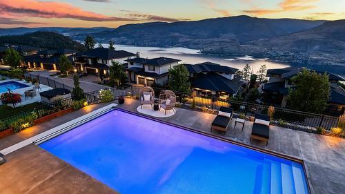 82 Red Sky Court, Kelowna, BC - Outdoor With In Ground Pool With View