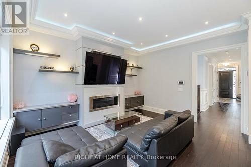 35 Burnelm Drive, Toronto, ON - Indoor Photo Showing Other Room With Fireplace