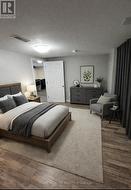 Basement 1st Den Room Furnished using AI - 