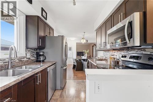 56 Renwick Avenue, Cambridge, ON - Indoor Photo Showing Kitchen With Double Sink