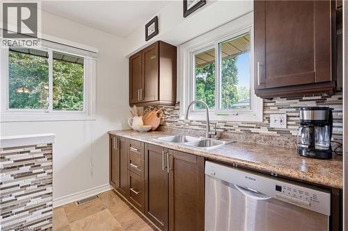 56 Renwick Avenue, Cambridge, ON - Indoor Photo Showing Kitchen With Double Sink