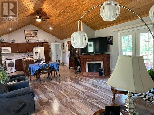 1874 Stockdale Road, Quinte West (Murray Ward), ON - Indoor Photo Showing Living Room With Fireplace