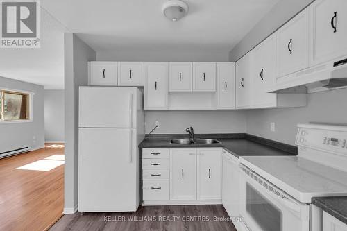 2 - 22 Meadow Lane, Barrie, ON - Indoor Photo Showing Kitchen With Double Sink