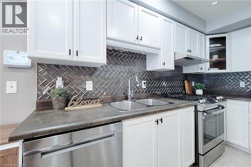 26 Magnificent Way, Binbrook, ON - Indoor Photo Showing Kitchen With Double Sink