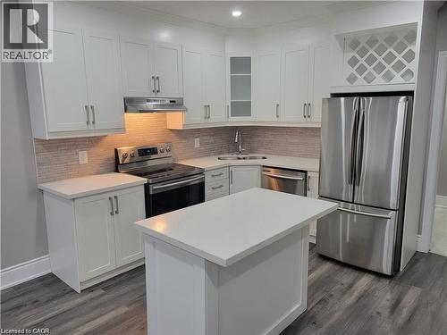 27 Belmont Avenue, Hamilton, ON - Indoor Photo Showing Kitchen With Stainless Steel Kitchen