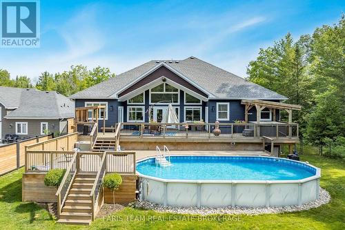 116 Mamie Avenue, Wasaga Beach, ON - Outdoor With Above Ground Pool With Deck Patio Veranda