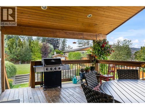 Exterior Covered Deck - 5054 Chute Lake Crescent, Kelowna, BC - Outdoor With Deck Patio Veranda With Exterior