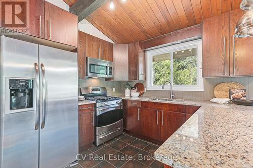 156 Chamonix Crescent, Blue Mountains, ON - Indoor Photo Showing Kitchen With Double Sink