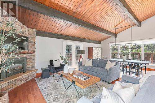 156 Chamonix Crescent, Blue Mountains, ON - Indoor Photo Showing Living Room With Fireplace