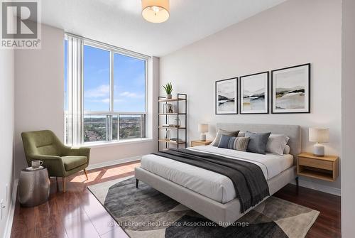 1707 - 4889 Kimbermount Avenue, Mississauga, ON - Indoor Photo Showing Bedroom