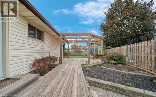 Very Spacious Side Deck/Yard - 6 Bardadyn Court, St. Catharines, ON - Outdoor With Deck Patio Veranda