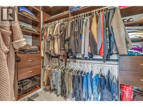 Walk-in Closet - 8780 Braeburn Drive, Coldstream, BC - Indoor With Storage