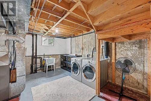 Utility room with laundry and HVAC system - 7 Isabella Street, Perth, ON - Indoor Photo Showing Laundry Room