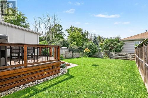 Fully fenced Backyard - 7 Isabella Street, Perth, ON - Outdoor With Deck Patio Veranda
