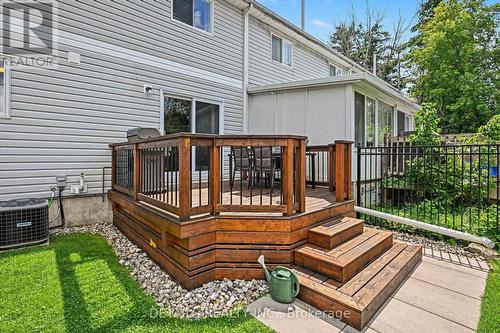 Updated deck with appealing rails - 7 Isabella Street, Perth, ON - Outdoor With Deck Patio Veranda With Exterior