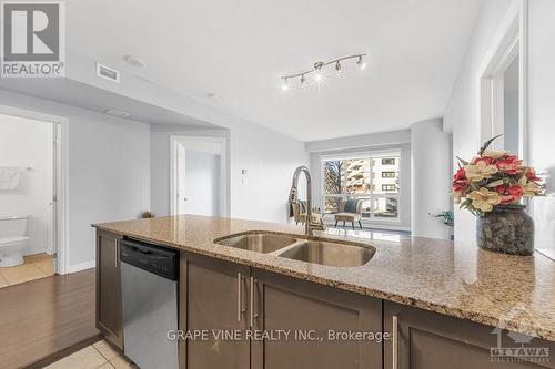 207 - 70 Landry Street, Ottawa, ON - Indoor Photo Showing Kitchen With Double Sink